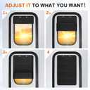 JUSTTOP RV Door Window Shade, New Model Foldable RV Blackout Window Cover with Reflective Silver Coating | UV Protection Sun Shade for RV Travel | RV Accessories Must-Have for Camping & Road Trips