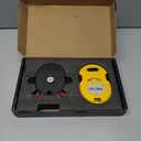 PREXISO Multi Surface Laser Level LED Light Vial, 30Ft Horizontal & Vertical Line Laser with Wall Mount Base, 2 Pins, 10 Sticker, 2 AA Batteries for Hanging Frames & Picture, Construction Wall Writing