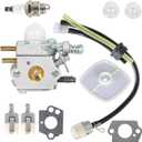 SRM-2100 Carburetor Replacement for Echo SRM-2110 GT-2000 GT-2000R PAS2000 Replace C1U-K29 C1U-K47 C1U-K52 Trimmer