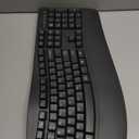 Wireless Keyboard and Mouse Combo,2.4G Full Size Wave Keys Ergonomic Keyboard with Wrist Rest for Natural Typing, 3 DPI Adjustable Ergonomic Silent Mouse for Computer/Laptop/Windows/Mac (Gray)