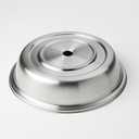 American Metalcraft PC1025S Round Stainless Steel Plate Cover, Standard or English-Style Foot, 10" - 10.25"