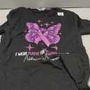 I Wear Purple Alzheimer's Awareness T-Shirt L