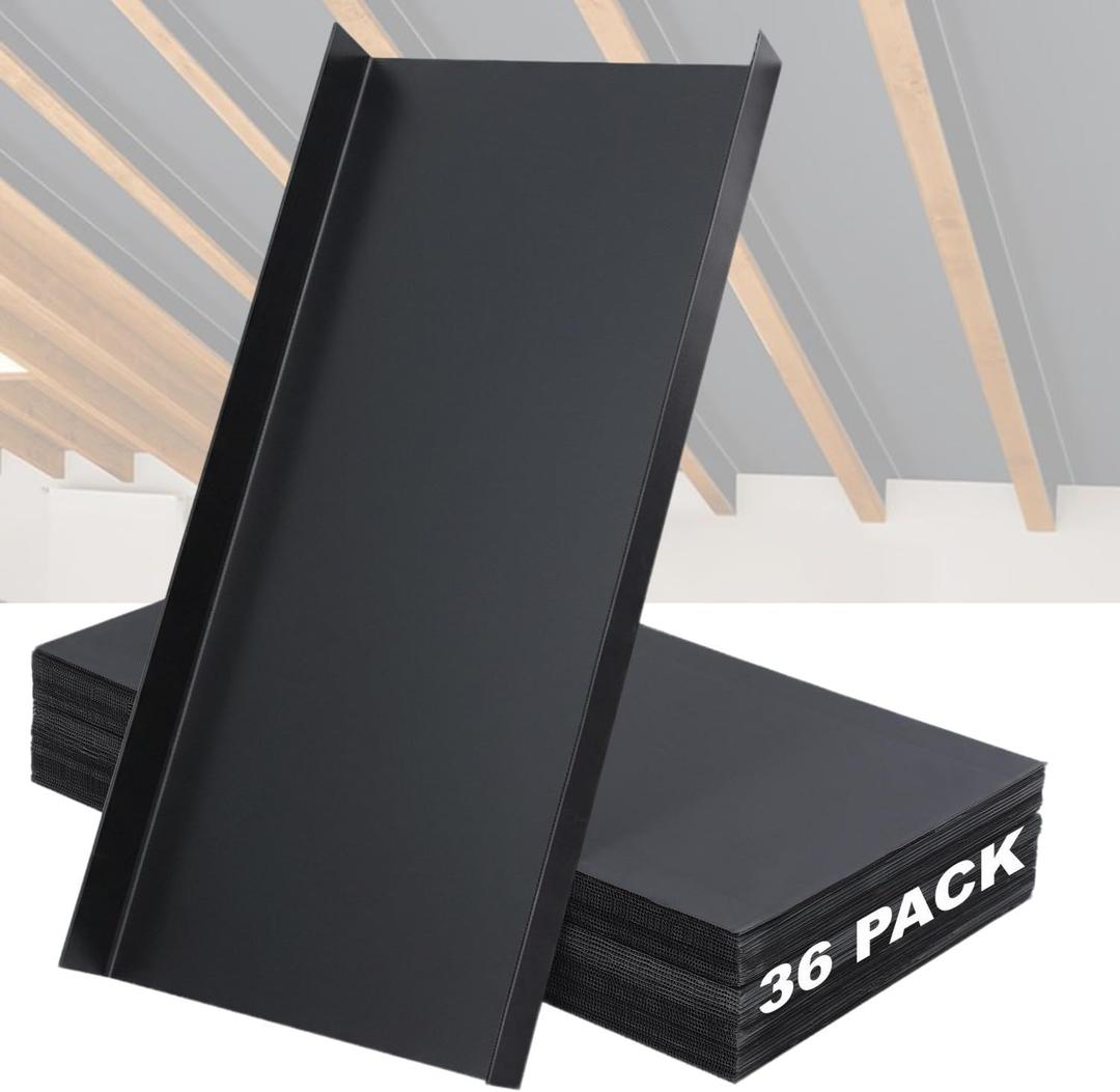 36 Pcs Attic Insulation Baffles for 14½" Rafter Bays, 2" Air Channel