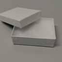 FindingKing 100 White Swirl Cotton Boxes Charm Jewelry Gift Displays 3.25"