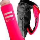 FITLY Soft Flask - Shrink As You Drink Soft Water Bottle for Hydration Pack - Folding Water Bottle Ideal for Running, Hiking, Cycling, Climbing & Rigorous Activity