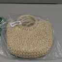 CHIC DIARY Small Summer Beach Straw Bag for Women Crossbody Top Handle Shoulder Handbag Mini Handwoven Rattan Clutch Purse (Beige)