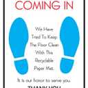 Heavy Duty Paper Floor Mats for Cars - Disposable Floor Mats for Cars - Disposable Car Floor Mat Protector - Car Floor Covers - Paper Mats for Car Detailing - Detailing Supplies, Car Carpet Protector (SEDAN (20" X 16"), Pack of 100)