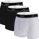 ODOMEIDIC Men's Underwear Boxer Brief Regular Long Men Pack with Quick-Dry Moisture Wicking, Large