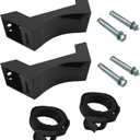Cylinder Wall Mount Brackets, 2 Pack, with 2 Expansion Mounting Bolts, Easy Install, Durable ABS Plastic with 59" Straps, Propane Tank Holder/Nitrogen Tank Holder/Oxygen Tank Holder, (Black)