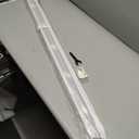 LazBlinds No Tools No Drill 1" Vinyl Mini Blinds, Cordless Blinds for Windows, Light Filtering Horizontal Window Blinds & Shades, 45" W x 48" H, White