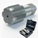 1-1/4"-11-1/2 NPT Pipe Tap, Precision Carbon Steel NPT Tap Set for Clean Accurate Threads, 1-1/4-11-1/2" NPT Tap, Perfect for Plumbers Mechanics DIYers, with Durable Plastic Case.