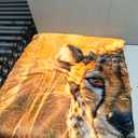 Cheetah Throw Blanket 60x80, Wild Animal Cheetah Blankets for Living Room Decor, Soft Flannel Cheetah Gifts for Adults (Color172)