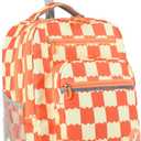 J World Sundance Laptop Rolling Backpack for Girls Boys. Roller Bookbag with Wheels, Wiggle Coral