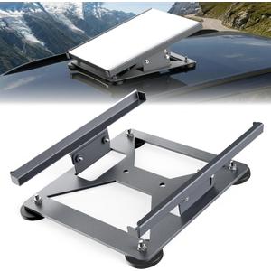 Vehiker Starlink Mini Mount with 220lbs Heavy Duty Magnet Bases, 30 Adjustable Starlink Mini Magnetic Mount Professional for Cars, RVs, Boat, Weather-Resistant, Carbon Steel