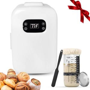 Sourdough Home, Heat and Cool Modes, Accurate Temperature Control(16-149F), Include 24oz Sourdough Starter Kit, Easy to Use, Non-Slip EVA Feet Design, Great for Making & Storing Sourdough Starter Sourdough Home, Heat and Cool Modes, Accurate Temperature Control(16-149F), Include 24oz Sourdough Starter Kit, Easy to Use, Non-Slip EVA Feet Design, Great for Making & Storing Sourdough Starter