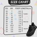 GLYGML Kids Shoes for Boys Girls Running Tennis Sneakers Athletic Walking Gym Sports Lightweight Breathable for Toddler/Little Kid/Big Kid All Black Size 11
