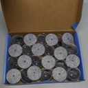 24 Pcs Chair Leg Floor Protectors Round, Silicone Felt Furniture Leg Pads Caps Covers for Hardwood Floors (Fit 1-5/16" to 2") (Clear)