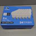 Energetic 24 Pack LED Light Bulbs, 60 Watt Equivalent A19 LED Bulb, Soft White 2700K, Non-Dimmable, E26 Base, ETL Listed, 15000 Hrs, Standard Light Bulbs