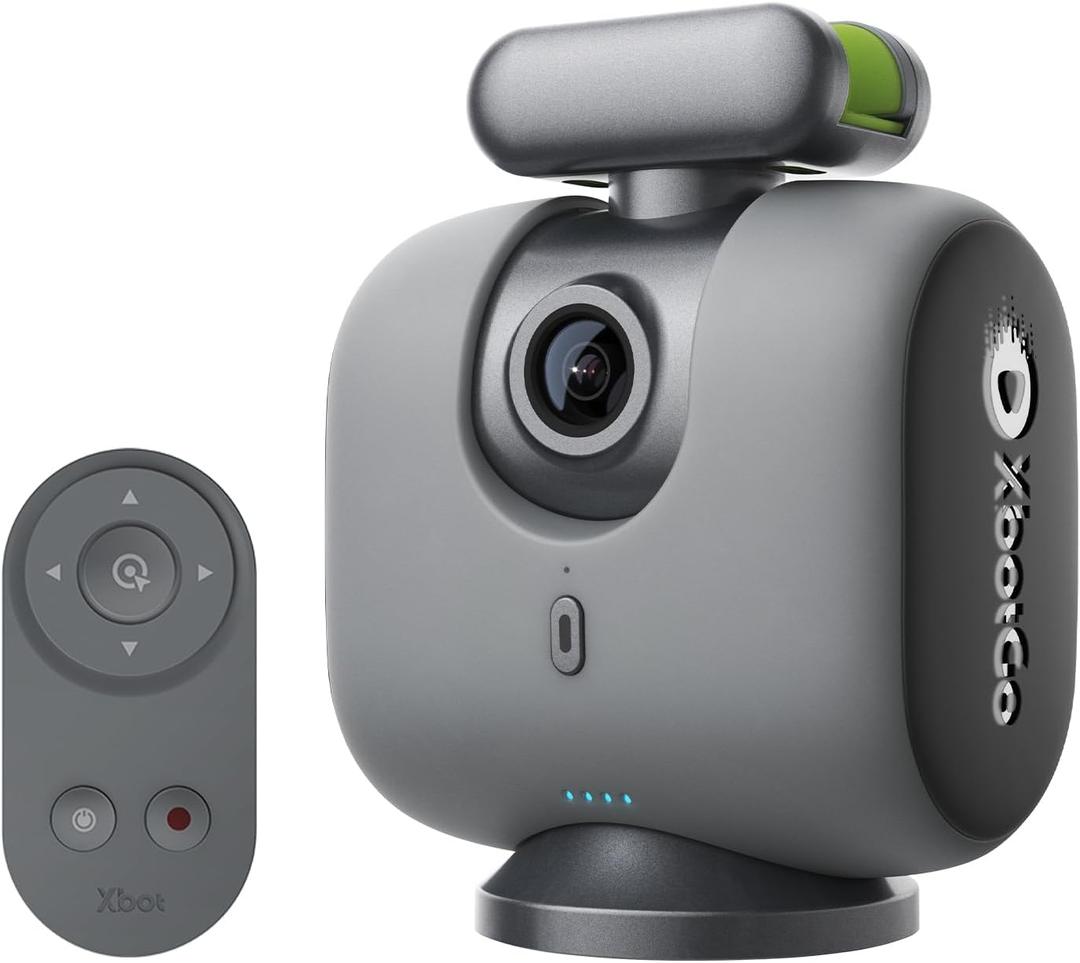 XbotGo Chameleon AI Auto Sports Action Camera - 4K 60FPS Soccer Camera and Basketball Tracking Camera for Team Sports, Live Streaming, No Subscription, Works with iOS & Android (Lava Graphite)
