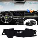 Autorder Dashboard Cover Mat for Kia K5 2021 2022 2023 2024 Accessories Dash Cover Flannel Dash Mat Sunshade Glare UV Rays Protector (Without HUD)