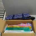 American Mahjong Game Set, Portable Carrying Bag,Acrylic 160 Tiles,Western Mahjong Tiles Set,Complete Ma Jong Set (Blue)
