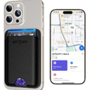 for Magsafe Wallet for iPhone 17/16/15/14/13/12 Series Black | Works with Apple Find My | Stronger Magnetic | 3 Cards Holder | Ultra-Slim | Wireless Charging