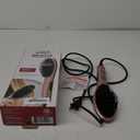 KISS Bristle Hair Straightener Heat Brush, Digital Temperature Control Up to 410F, 90-Minute Auto Shutoff, Cool-Tip Ionic Bristles, Lightweight Handle, 360 Swivel Cord, Pink, 1.25 lbs