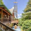 Happy 50th Wedding Anniversary Wind Chime, Parents 50 Years of Marriage, Mom and Dad 50th Year of Wedding, Golden Anniversary Presents
