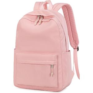 School Backpack for Teen Girls Women Laptop Backpack College Bookbags Middle School Travel Work Commuter Back Pack(Pink)