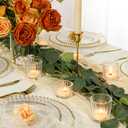 SUPMIND 24 Pcs Ribbed Clear Votive Candle Holders Glass Tea Light Candle Holder for Weddings, Baby Showers, Home Decor, Party Centerpieces, and Table Decoration