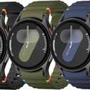 Sport Band for Samsung Galaxy Watch 7 Band 40mm 44mm,No Gap Soft Silicone Strap for Galaxy Watch 6 5 4 FE Band 40mm 44mm/Galaxy Watch 6/4 Classic 47mm 43mm 46mm 42mm/Watch 5 pro 45mm Men Women,6 Pack