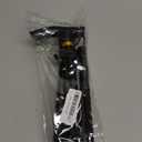 Folding Lightweight Walking Stick - Adjustable Aluminum Metal Collapsible Travel Cane with Non-Slip Rubber Base (Black)