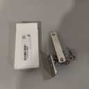 Heavy Duty Door Chain Lock - 304 Stainless Steel, Spring Loaded Pushbutton Latch, Child & Pet Proof, No-Drill Installation for Interior,Front,Hotel Doors (Brushed Silver)