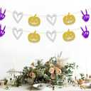 3 x 2PCS Halloween Pumpkin Garland Banner Happy Boo Day Party Decor Sign Pumpkin Ghost Bat Halloween Party Decorations