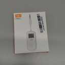 1Mii SafeFly Pro Bluetooth 5.3 Transmitter Receiver, Wireless Audio Adapter w/Screen for 2 Bluetooth Headphones, AptX LL/HD/AD, Use with Any 3.5MM Jack on Airplane, TV & iPad/Tablet (Black)