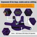Dog Anxiety Vest & Calming Shirt Soft Thunder Jacket for Fireworks, Vet Visits & Separation Anxiety No Medication or Training Comfort for Small, Medium & Large Dogs M