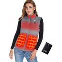 Telguua Heated Vest Women with Battery Pack,Women's Heated Warm Vest Electric Rechargeable Heating Vests, Small