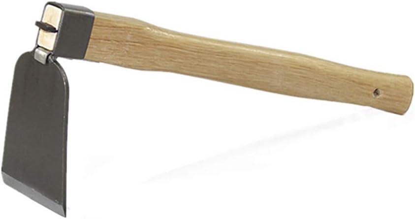 Hoes with Wooden Handle Garden Hoes Hand Held Gardening Tools Outdoor Farming Agricultural for Digging Aerated Soil