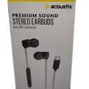 Acoustix Premium Sound Stereo Earbuds With Usb C Connector