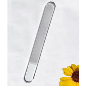 4 x Glass Nail File with Case - Long Glass Nail Buffer for Shining Natural Nails and Smooth Natural Nail Edges, Nano Nail File (2, Count)