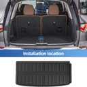 SMABEE Floor Mats & Cargo Liner for Acura MDX 2026-2022 Trunk Mat TPE All Weather Floor Liners Accessories Interior Black