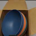 Straw Bowl Sets of 8 Plastic Unbreakable Cereal Bowls 26OZ Microwave and Dishwasher Safe BPA-Free Bowl Dessert Bowls for Serving Soup, Oatmeal, Pasta and Salad