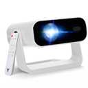 Projector Mini Smart, with Wifi and Bluetooth, 220 ANSI 1080P HD, Built-in Apps, Portable Outdoor Bedroom Movie Projector, for Phone, Android TV, Auto Zoom Keystone, 360 Rotatable Stand Proyector