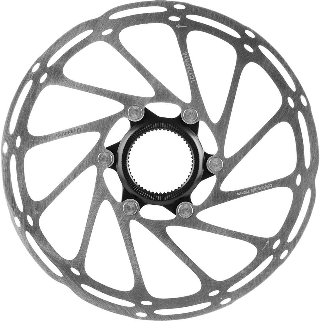 SRAM CENTERLINE 160mm ROTOR CENTER LOCK BRAKE DISC ROTOR (Multi-coloured)