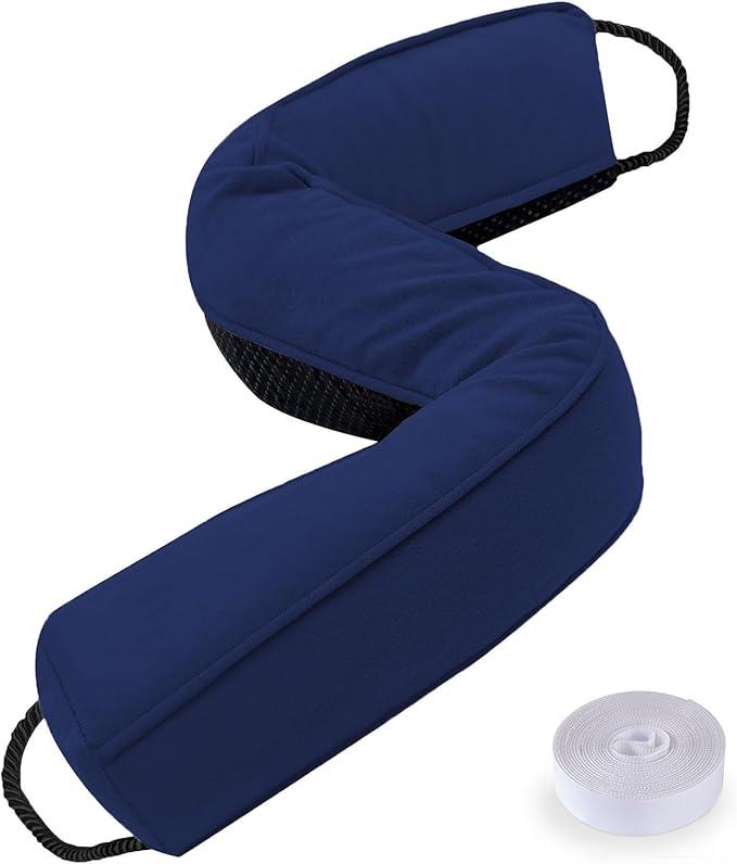 Sunolga Door Draft Stopper Blocks Hot and Cold Air with Removable Washable Cover for Bottom of Door, AllSeason Seal for Noise, Light, Wind, Door Sweep for Gaps Up to 3", Home Essentials, 38", Blue