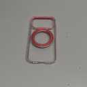 TORRAS 360 Magnetic Stand for iPhone 17 Pro Case, [Rotatable Sturdy Kickstand][Fit for MagSafe][4X Mil-Grade Shockproof] Slim Transparent Phone Cover, Camera Button, Crystal Pink, Ostand O3 Fitness