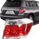labwork Passenger Side Tail Light Replacement for Toyota Highlander 2011-2013 Rear Taillamp Brake Lamp Assembly RH Right Side 815500E070 TO2801185