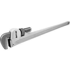 HURRICANE Aluminum Pipe Wrench, 36 Inch, Heavy Duty Adjustable Plumbing Tool, Steel Jaws, Lightweight Construction, 2-4.5 Inch Grip Range