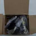 Kwikset 660 Deadbolt Deadbolt Lock, Matte Black Round Exterior Keyed Front Entry Door, Pick Resistant SmartKey Rekey Security, Single Cylinder Dead Bolt