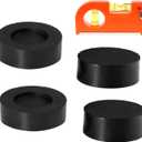 Washer and Dryer Machine Rubber Feet Pads,Anti-vibration and Anti-WalkPads,Washing Machine Stabilizer,Shock Absorbing Washer Pads Set of 4+ Level